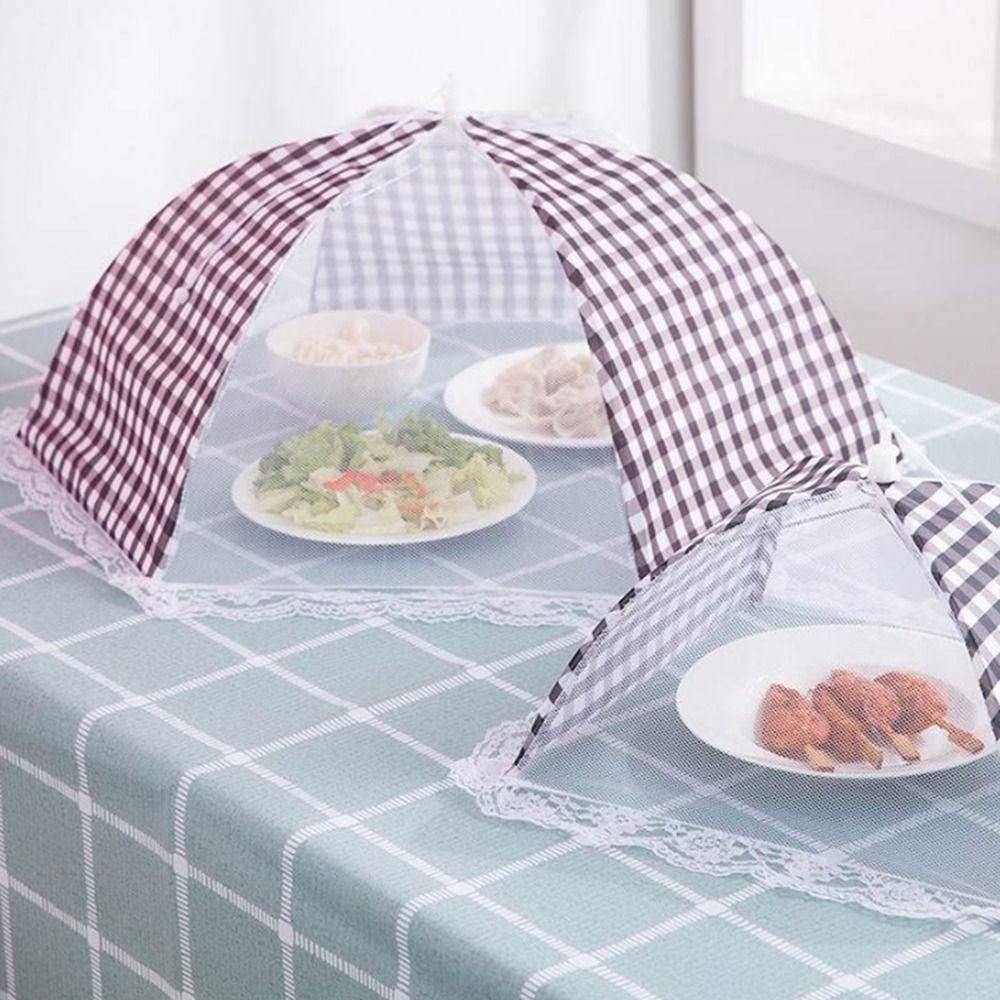 Lace Foldable Breathable Dustproof Food Cover Kitchen Accesssories Picnic Lid Protective cover