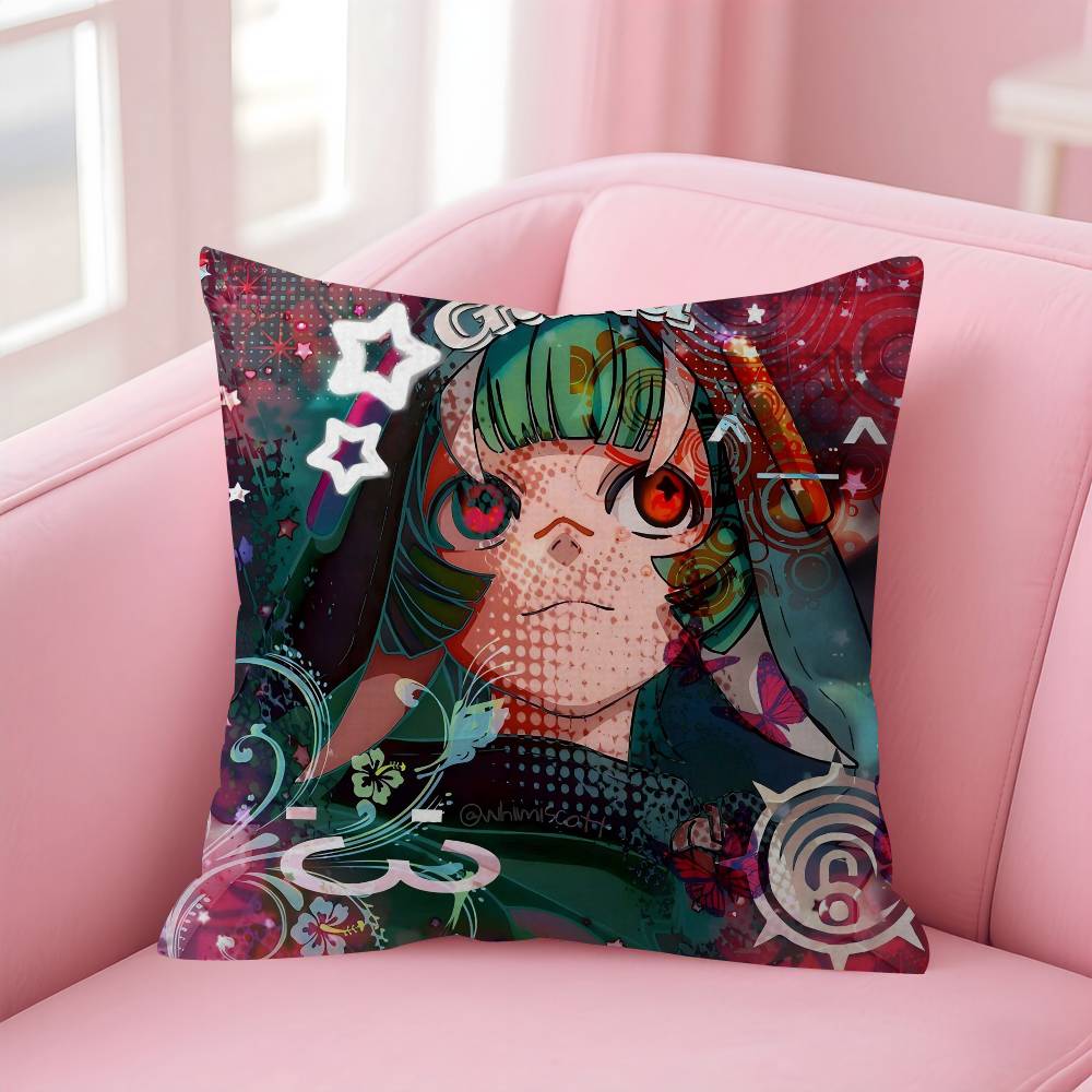 Anime Comic Gachiakuta Riyo Cushion Cover Car Throw Pillow Case For Sofa Car Christmas Gift
