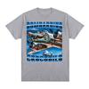 Bombardino Crocodilo Funny Crocodile Plane Bomber Meme T Shirts for Unisex Women Summer Pop Fashion Trend Oversized Cotton Tshirt
