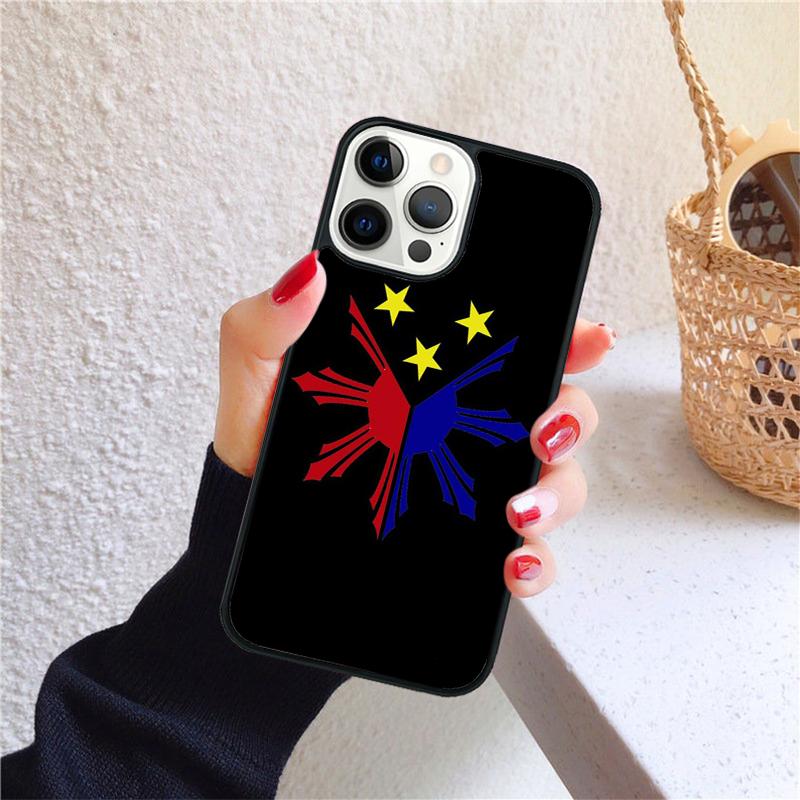 Philippines Flag Phone Case for iPhone 17 Air 16 15 14 12 13 PLUS 11 PRO MAX Back Cover Fundas Shell