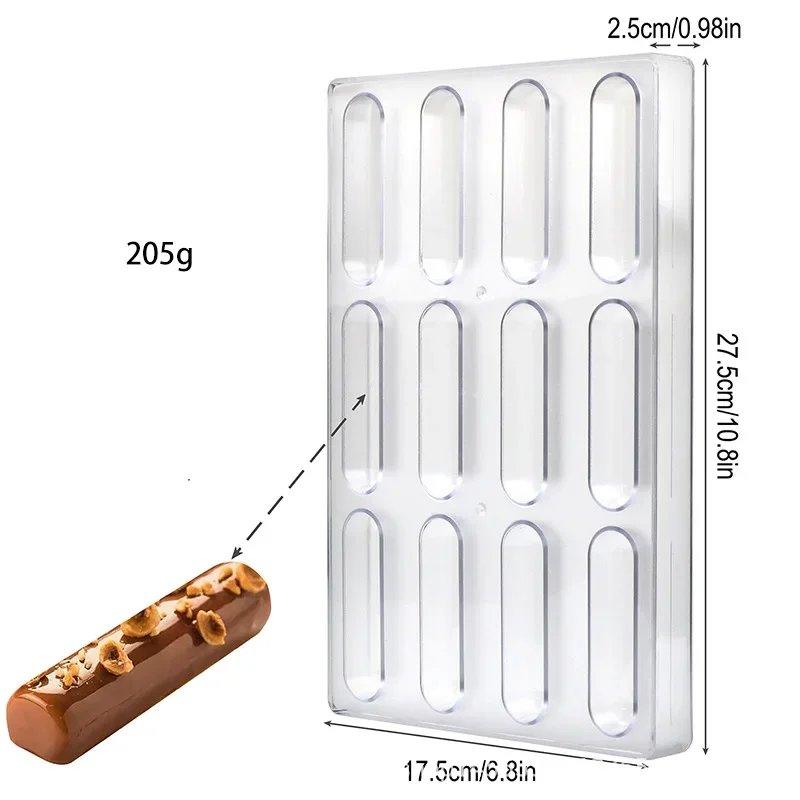 3D Polycarbonate Chocolate Molds Sphere Diamond Chocolate Bombs Bonbons Candy Bar Professional Confectionery Baking Pastry Tools
