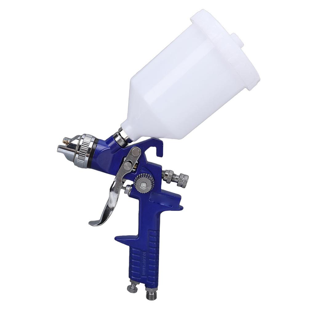 HVLP Spray Gun Kit with 1.4mm Nozzle Needle Cap 600cc Capacity Cup Paint Sprayer Tool for Automotive Furniture Wall