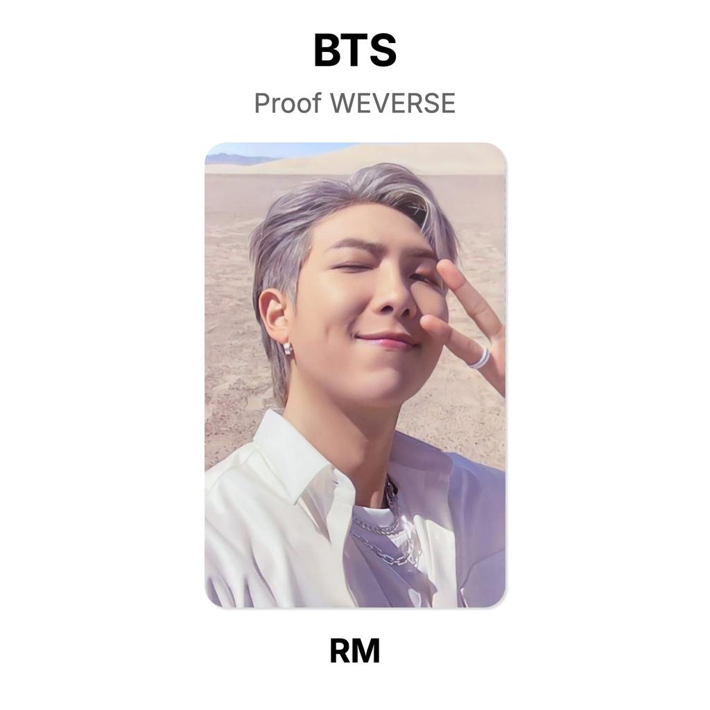 BTS Proof WEVERSE Official Photocard