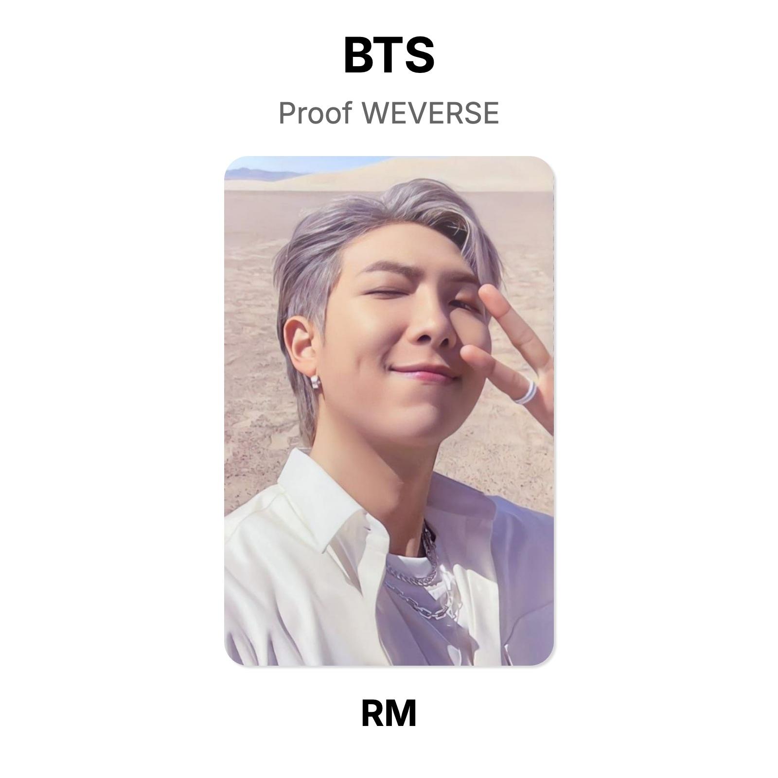 BTS Proof WEVERSE Official Photocard RM