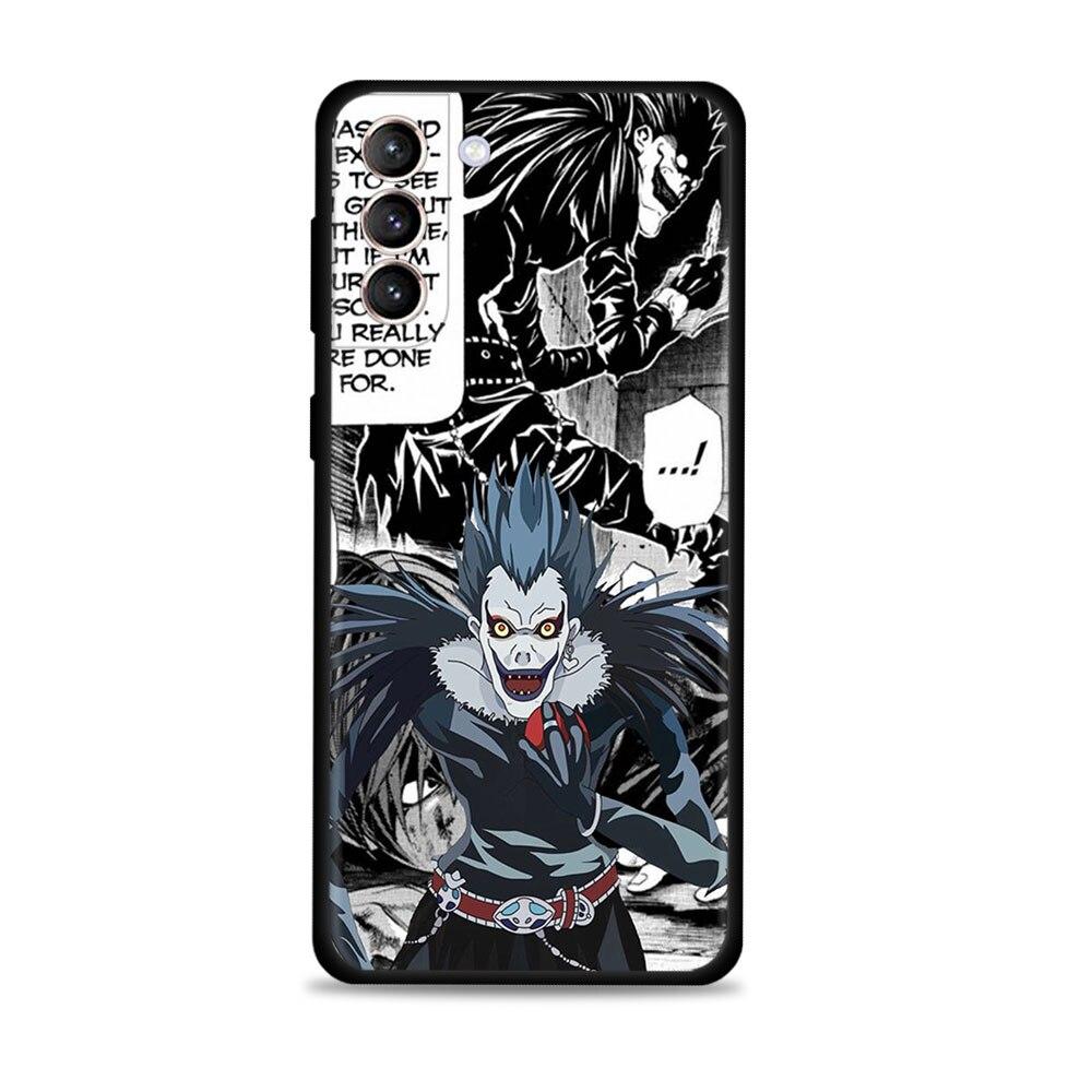 

для samsung s21 чехол Galaxy s20 fe s21 ultra s20 s22 s10 s8 s9 plus s22ultra Note 20ultra 10plus Чехлы Gods of DeathNote Coque Samsung S22Ultra