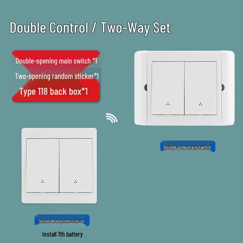 NICHUANG Wireless Remote Control Switch Panel Set