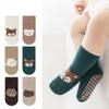 Baby Girls Socks Anti Slip Cotton Print Non-slip Toddler Floor Socks for Boys Cartoon Kids 0-5Years Autumn Winter