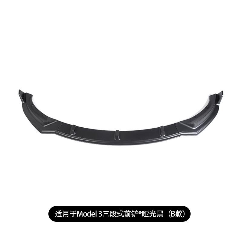 Tesla Model 3 Three-Section Injection Molded Front Lip Body Kit