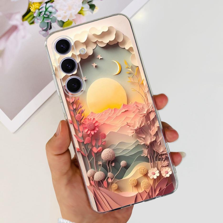 For Samsung Galaxy S24 Plus Case SM-S926B Cute Fashion Painted Cover Soft Slim Phone Case For Samsung S24 Ultra S 24 S24+ Fundas
