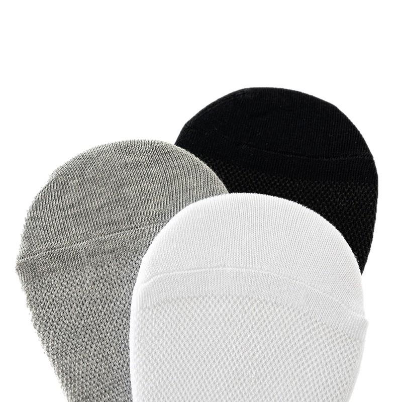 Summer Cotton And Linen Mesh Invisible Socks Thin Shallow Mouth Low Waist Breathable Socks Silicone Non-Slip Air Conditioning Socks