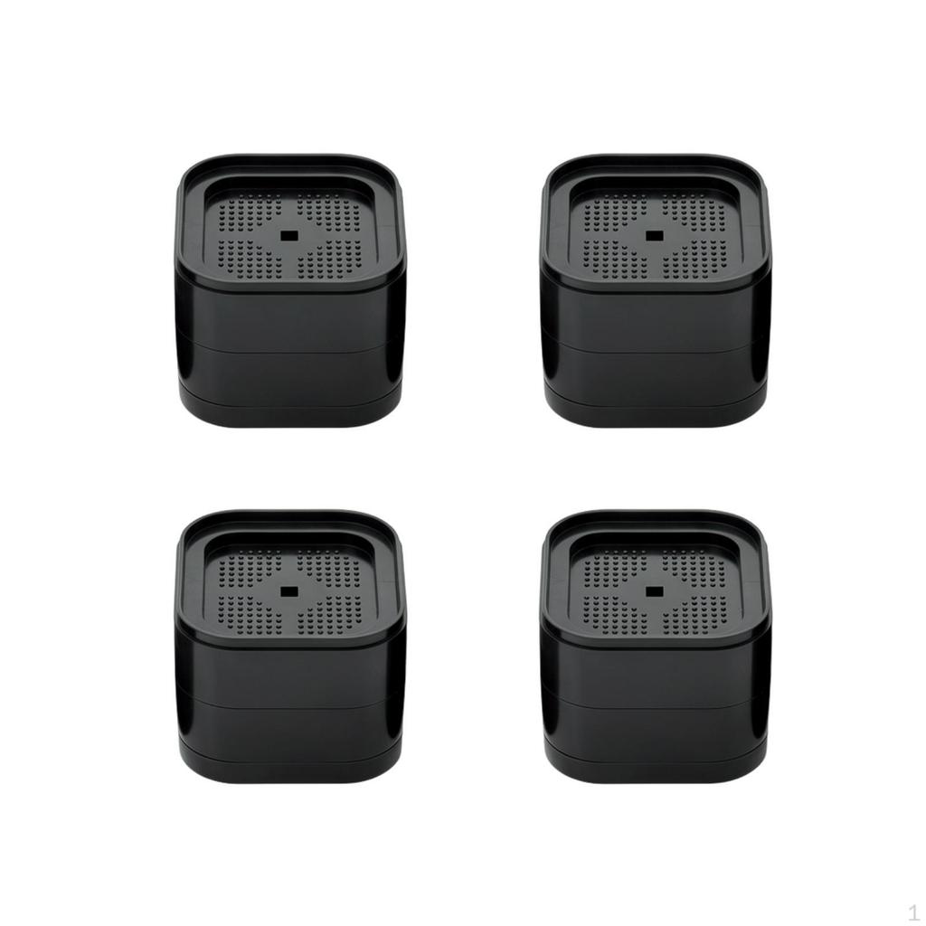 4 Pieces Laundry Appliance Feet Stackable Washer Support Textured Foot Pad