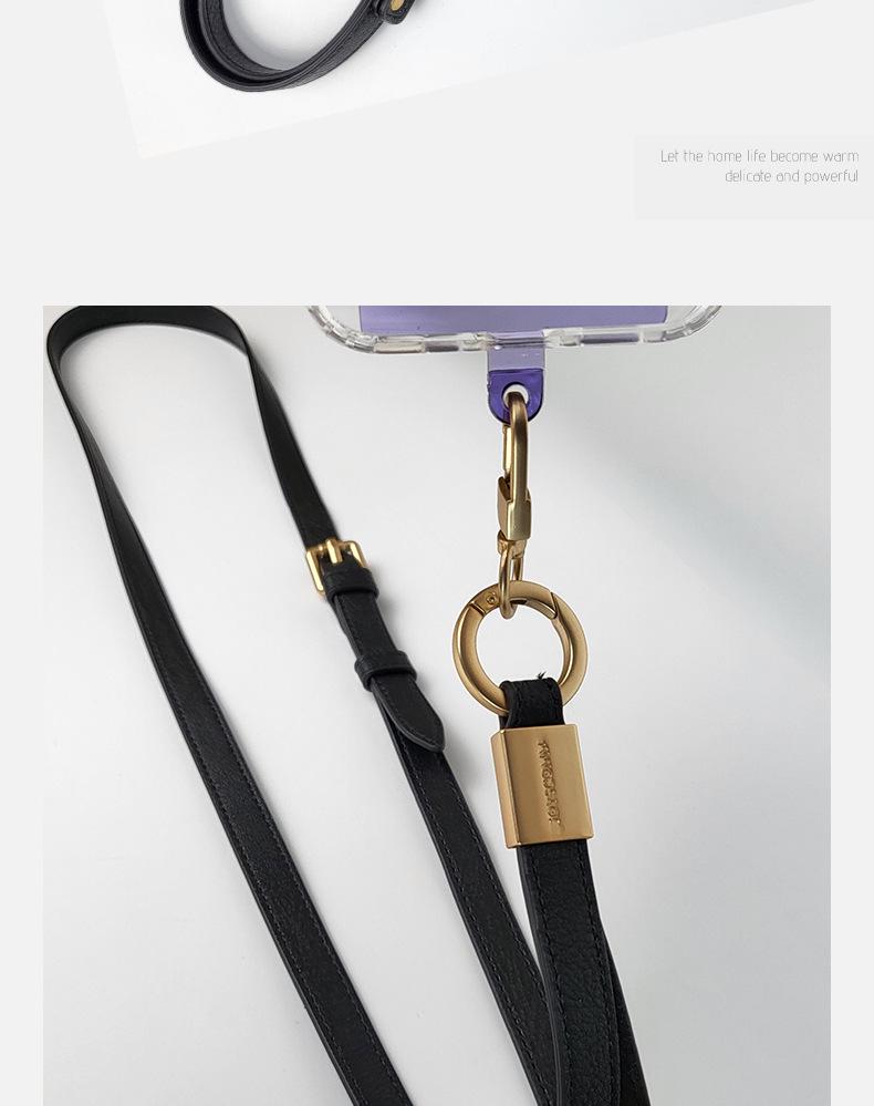 Veganský PU kožený popruh na telefon - Vysoce kvalitní a přeshraniční bestseller