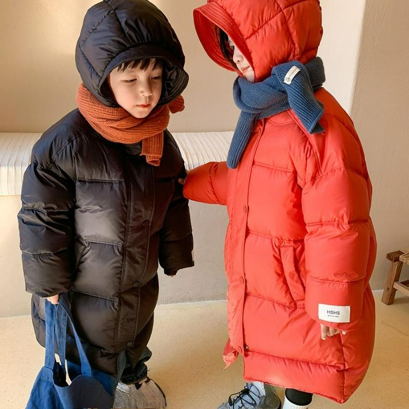 Cold-proof Clothing, Children's Down Jackets, Boys and Girls, Big Children's Velvet Jackets, Children's Clothing