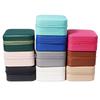 Portable Jewelry Storage Box Mini PU Leather Travel Organizer For Jewelry Bracelets Necklace Ring Earrings Gifts  Display Box