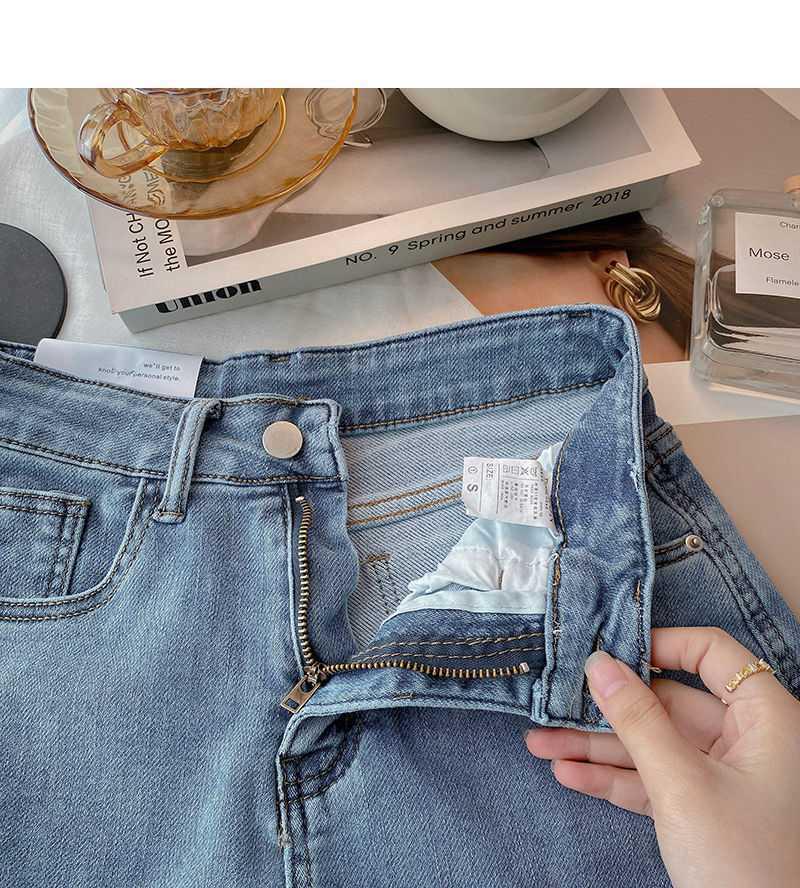 Korean High-Waisted Loose Denim Shorts - Slimming Casual Summer Hot Pants for Women
