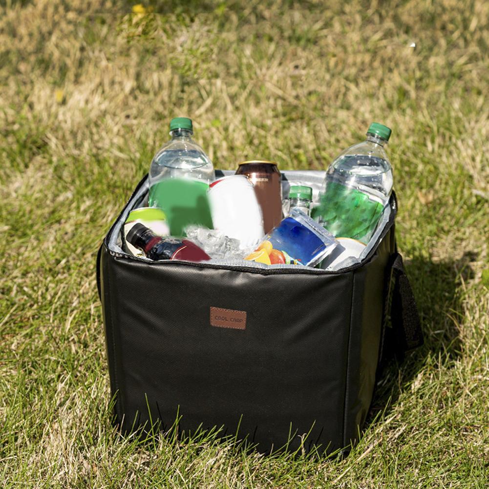 15L Picnic Cooler Refrigerator Bag Waterproof Heat Insulated Tote Bag Large Capacity Hot Cold Thermal Bag for Outdoor Picinic