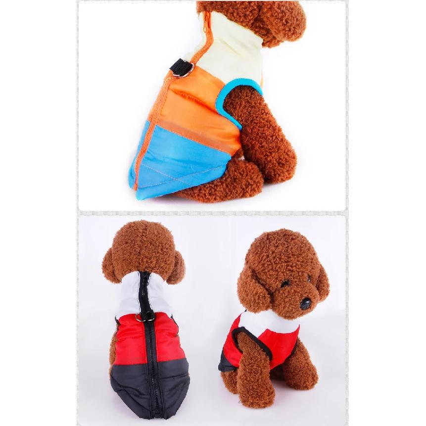 2024 Winter Warm Dog Coats Windproof Soft Winter Pets Dog Coats Padded Lovely Small Pets Clothes Jackets Free Shipping