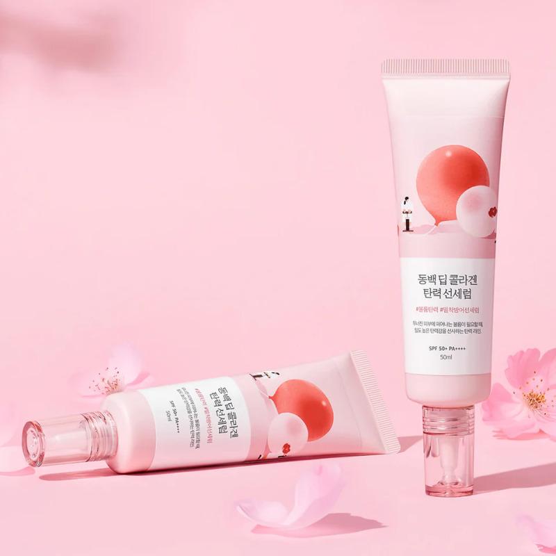 ROUND LAB Camellia Deep Collagen Firming Sun Serum 50ml (2 Option)
