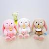 Aiji Rabbit Plush Toy Cute Little Rabbit Doll Doll Companionship and Comforting Doll Girl Gift