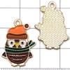 20pcs Thanksgiving Pendants: Colorful Enamel Pumpkin, Turkey, Maple Leaf Charms for DIY Jewelry Accessories