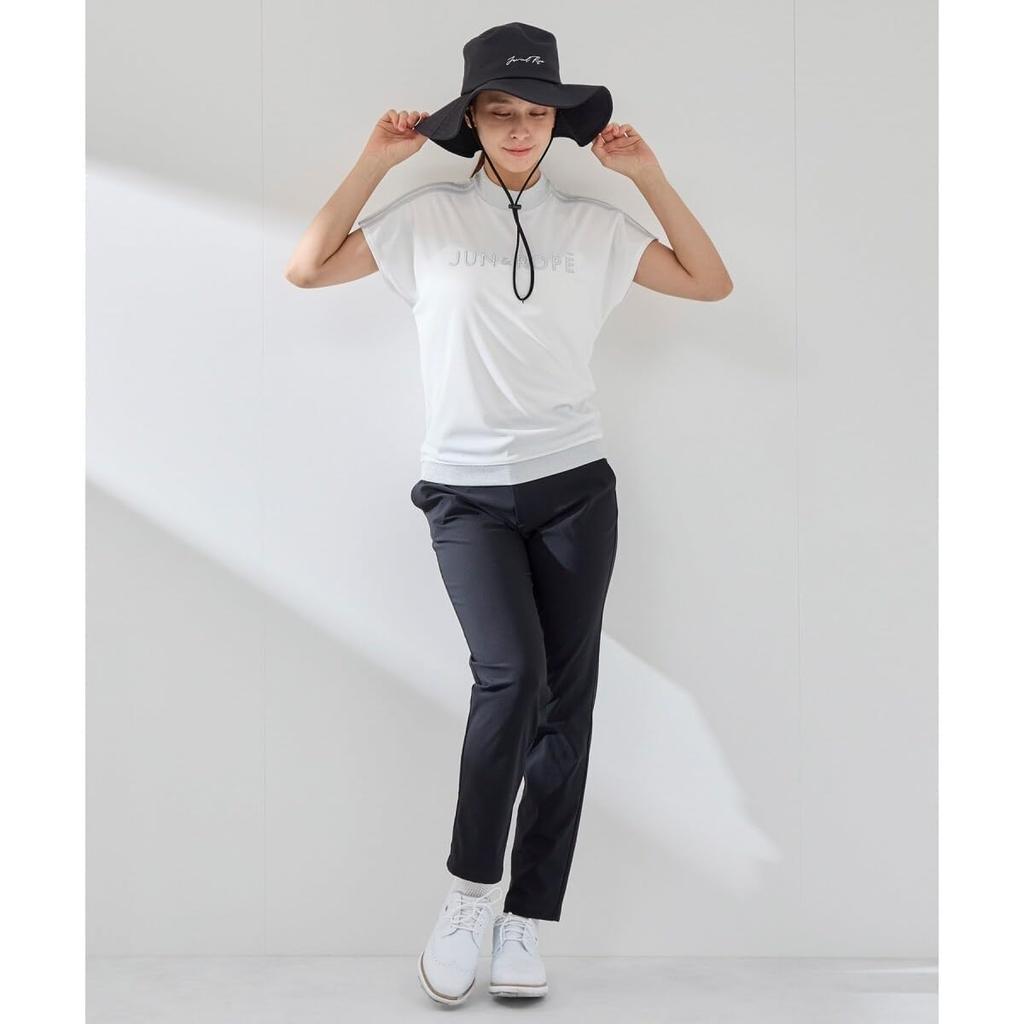 Golf Pants High Tension Slim Straight Pants Navy [June Andrope] [UV Protection] [Cool Touch] [Stretch] Women's (40)