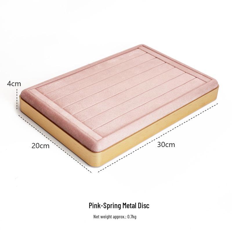 Бархатный лоток-дисплей для ювелирных изделий, колец и серег