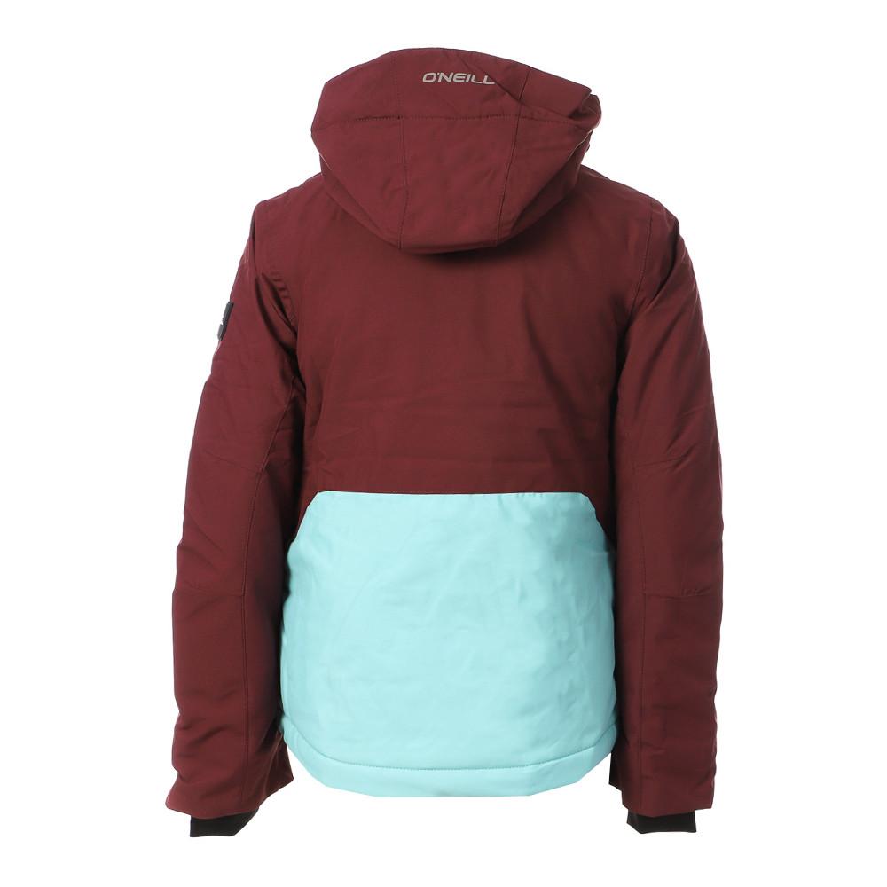 O'neill Arsenite Jacket Snow Wear Girls Windsor Wine Color Block [3500014-43019] size 164