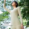 Women's Seamless Thermal Underwear Set: Breathable, Lightweight, and Warm for Autumn and Winter