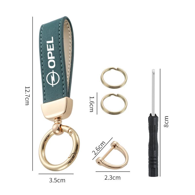 

Car emblem keychain Pendant Key Chain Rings leather For Opel Vauxhall OPC ADAM Insignia Antara Corsa J D H Kadett GT Accessoies