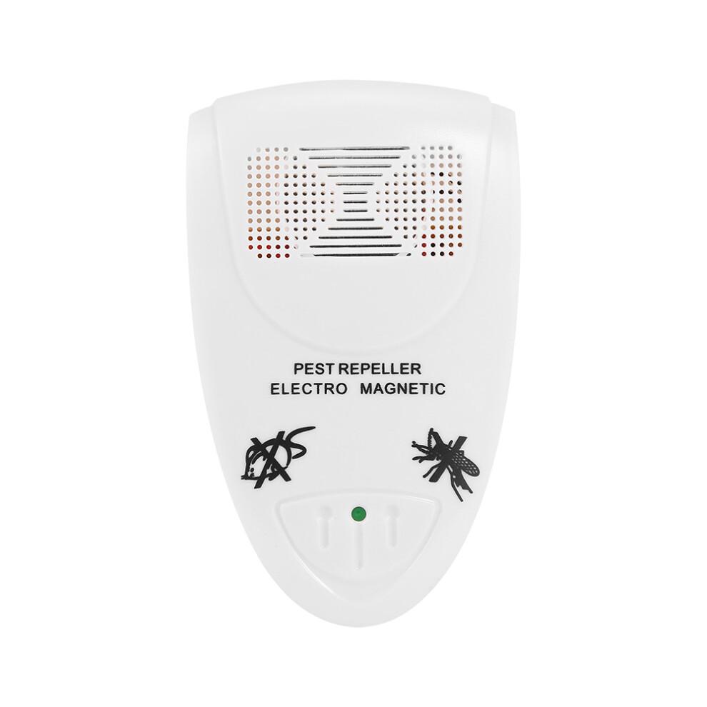 Dispositif antiparasitaire à brancher - Répulsif ultrasonique contre les insectes, les rongeurs et les souris - Protection écologique à 360 -