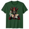 Jester Dark Clown Horror Unisexs Tshirt Ace Clubs Card