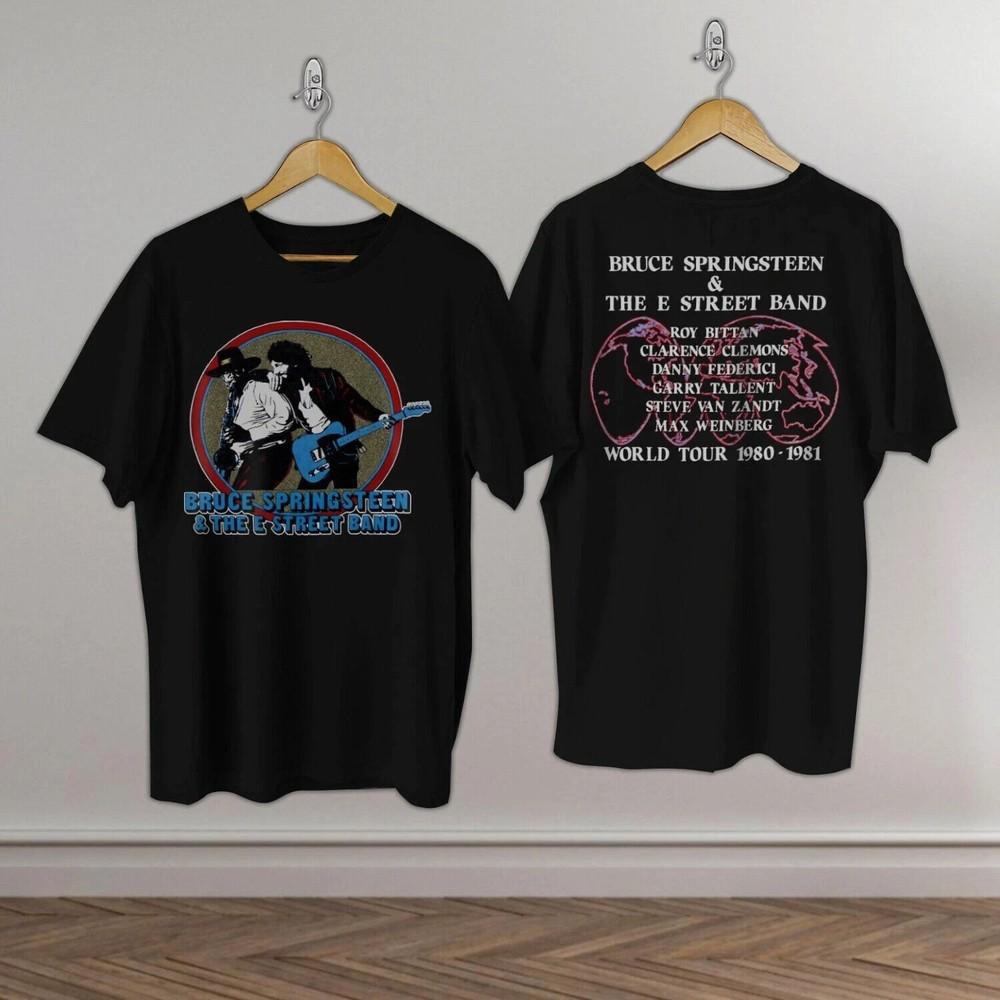 Bruce Springsteen Tour 1981 Shirt 2-sided Unisex T-Shirt XXL
