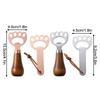 Stainless Steel Cat Claw Beer Bottle Opener Home Acacia Wood Upright Cute Bottle Opener Personalized Hanging Rope Screwdriver