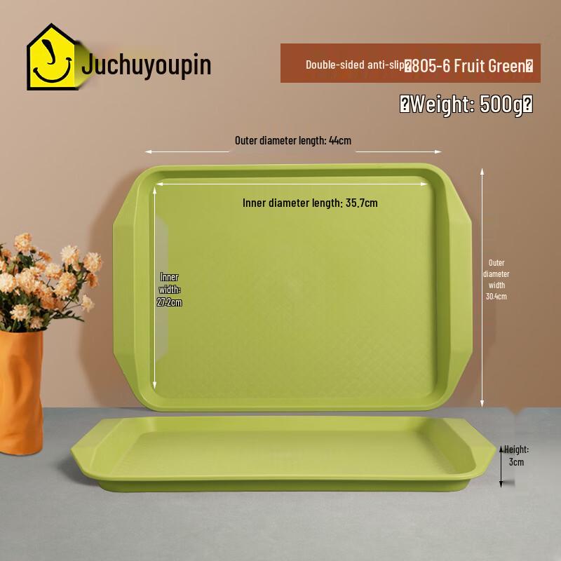 Zhaoran Rectangular Plastic Fast Food Tray