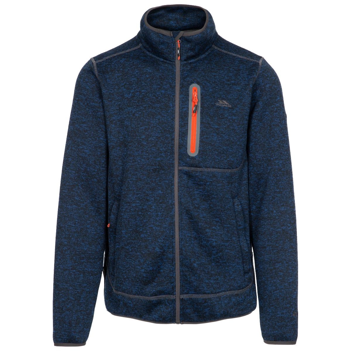 TRESPASS Chaqueta polar Bingham para hombre XL azul oscuro