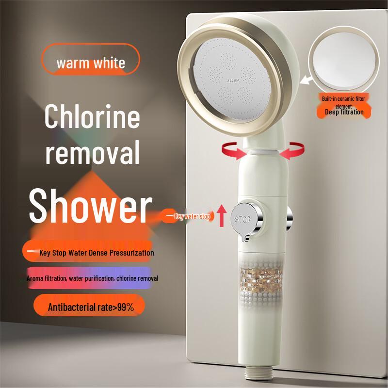 LANGZHIWEN Turbocharged Handheld Shower Set
