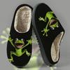 Unisex Baumwollpantoffeln mit Froschmuster - Herbst/Winter Kollektion