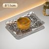 Transparent  Soap Box High-End Bathroom Glacier Patterned Soap Storage Rack For Household Use Soap Box Tray Light Luxury