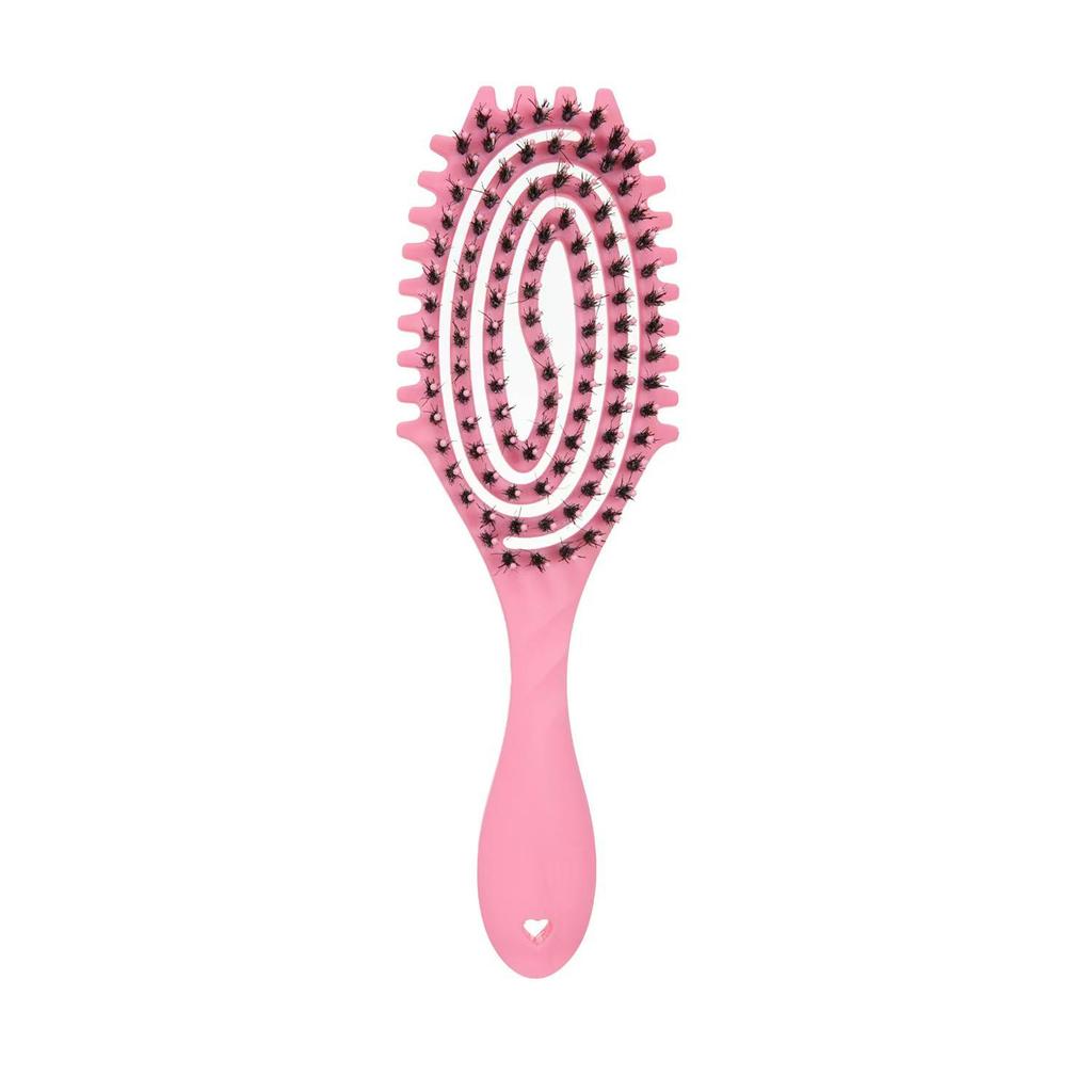 Cross-Border Bounce Large Wave Styling Comb - Fluffy, High Skull Top, Hollowed Rib Massage Brush