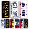 Soft Cover for Samsung Galaxy A17 A25 A23 A22 A52S A52 A55 A72 A13 A07 5G Transparent Phone Case License New York Plate Number