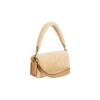 COACH Pillow 26 Detachable Charm Buckle Closure Shearling Hand Crossbody Shoulder Bag Women's Yellow