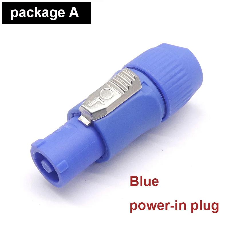 3PIN AC Powercom Connector Male Plug NAC3FCA NAC3FCB AC Cable 20A 250V Power Plug Adapter For Stage Light LED Screen