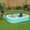 Bestway Blue Rectangular Family Pool 201 X 150cm #54005B