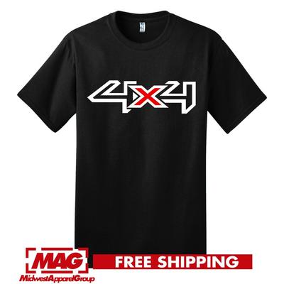 4X4 BLACK T-SHIRT Logo Truck Ranger Ford Dodge SUV Shirt Tee Toyota Auto Car T Unisex T-Shirt