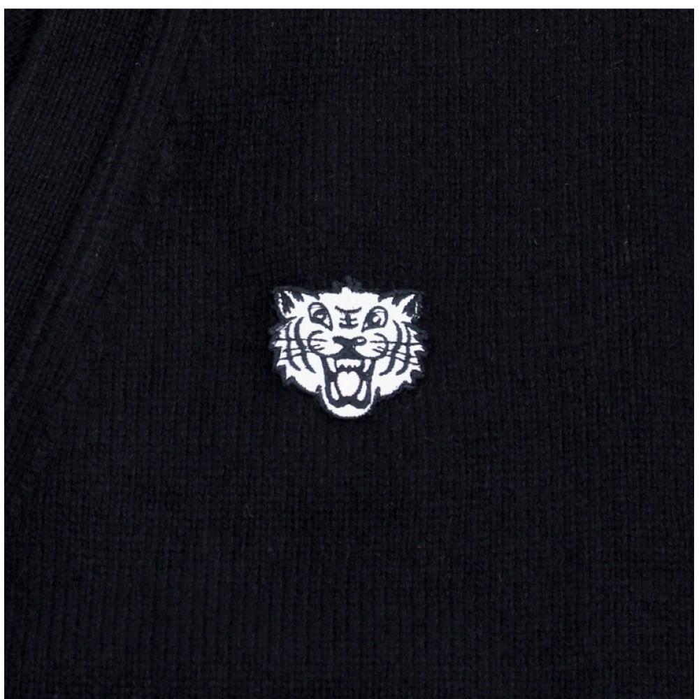 Kenzo Happy Tiger V Neck Men S Cardigan Ff55ca7273le 99j