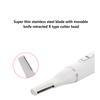 2-in-1 Women Men Electric Hair Trimmer Button Operation Battery Powered Nose Eyebrow Trimming Grooming Tool Beauty Supplies