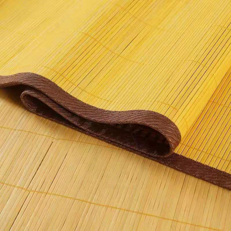 Bamboo Cooling Mat 12M Ice Silk Bedding for Students Dormitory Upper Lower Bed Home Use Single Double Person Grass Mat