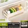 Easy to Clean Multi-Use Drain Rack Space-Efficient Sink Storage Tray Kitchen Sink Rack  Home Use