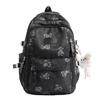 Schoolbag New Junior High School Student Bear Schoolbag High Value Fashion Casual Simple Backpack Versatile Light Travel Backpack