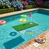 Floating Golf Green Simulated Putting Mat Portable for Backyard